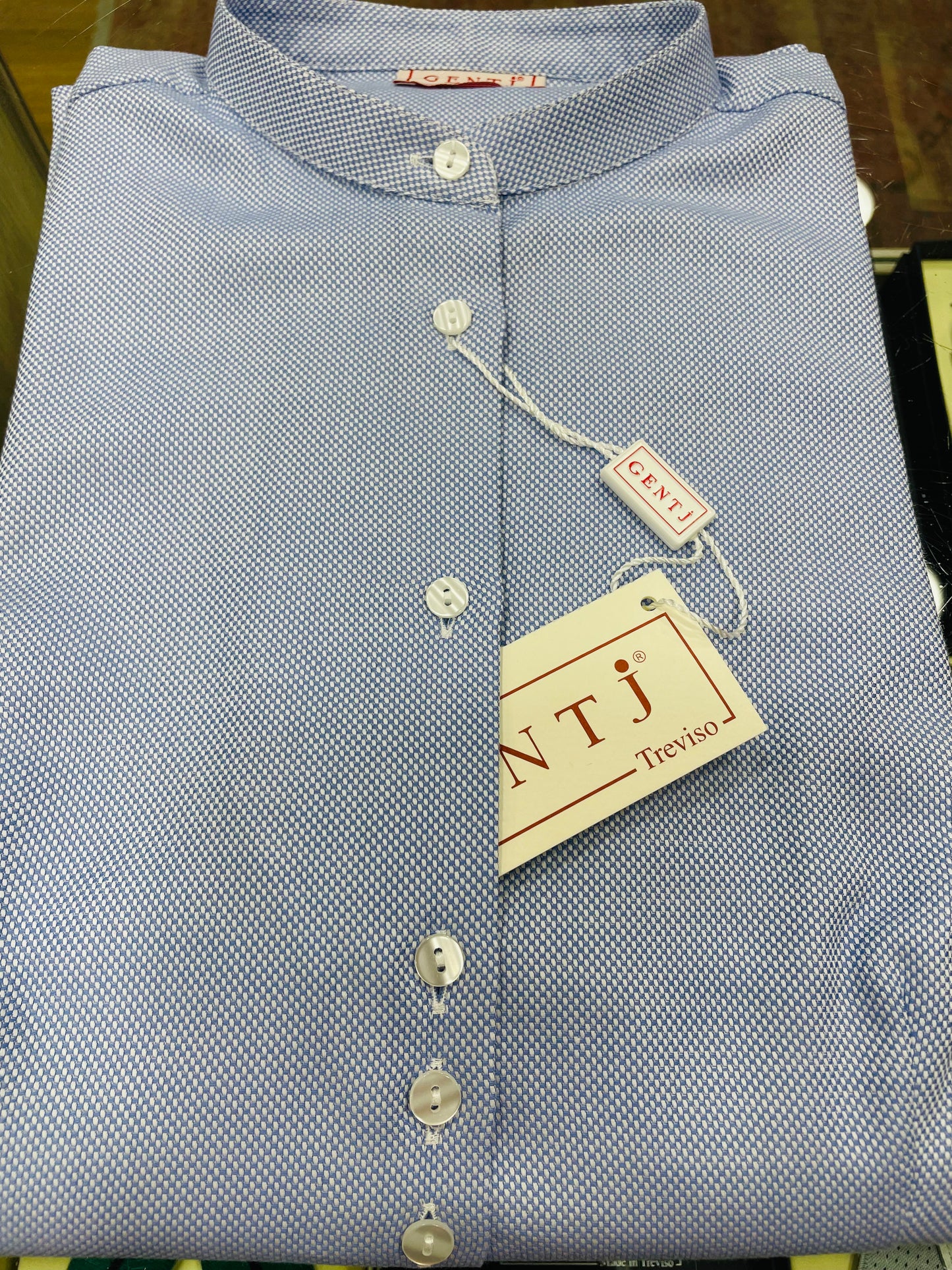 Kira Camicia coreana celeste